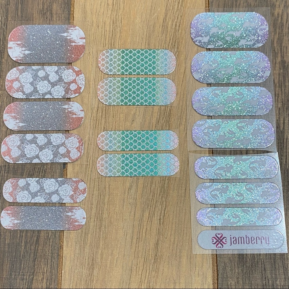 Jamberry Disney Ariel Aurora Partials Set